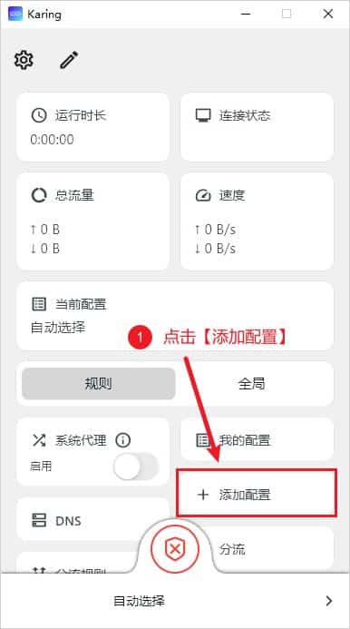 Karing 添加配置